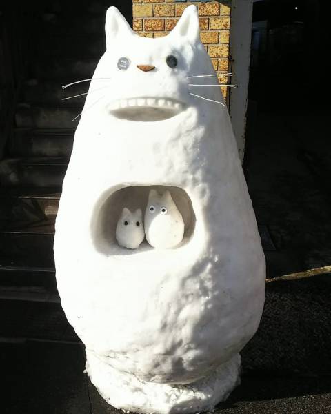 Snow Sculptures In Tokyo (40 pics)