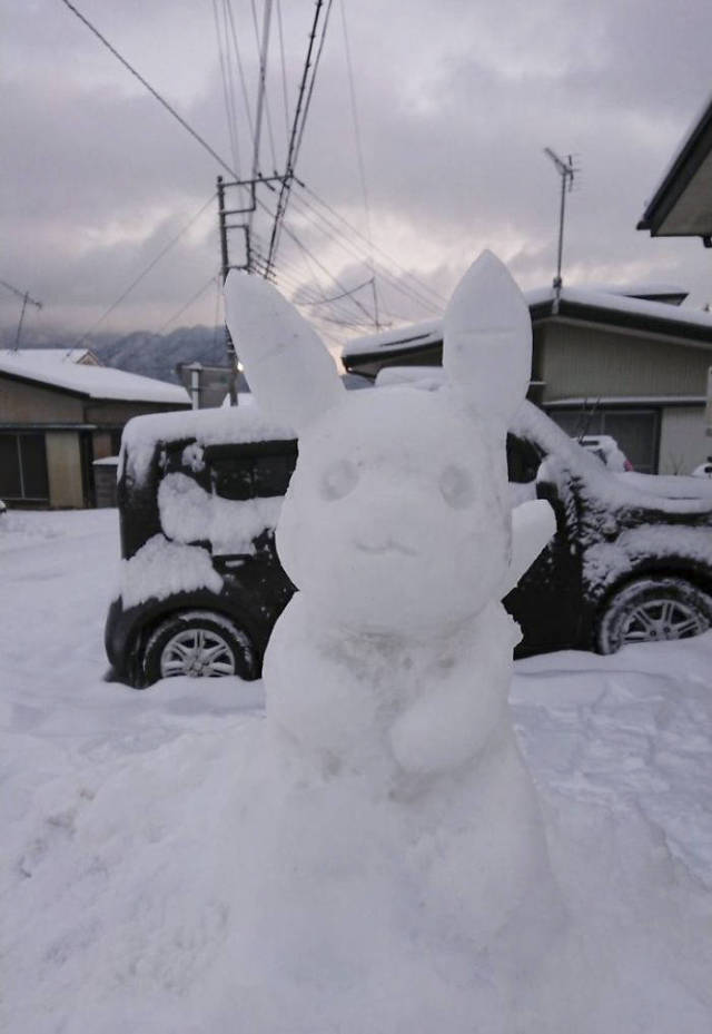 Snow Sculptures In Tokyo (40 pics)