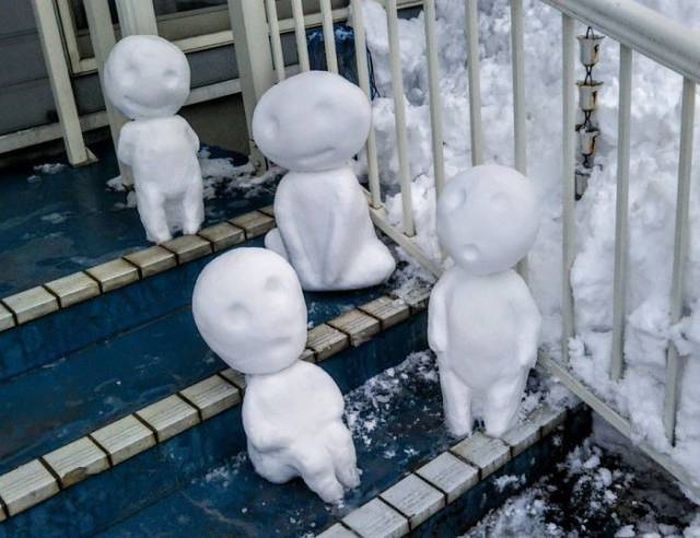 Snow Sculptures In Tokyo (40 pics)