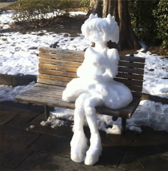 Snow Sculptures In Tokyo (40 pics)