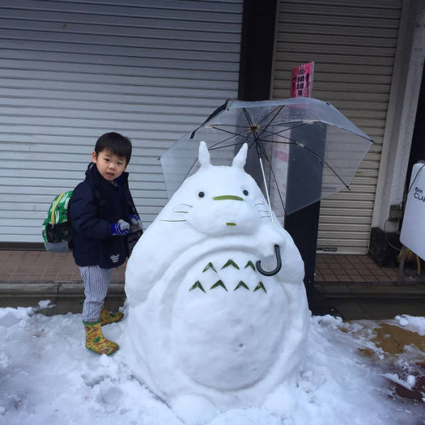 Snow Sculptures In Tokyo (40 pics)