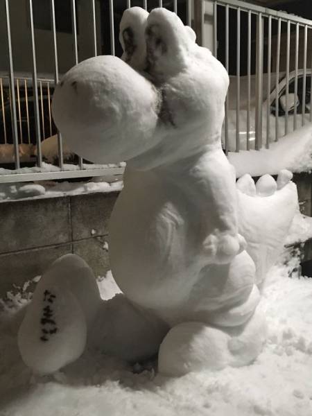 Snow Sculptures In Tokyo (40 pics)