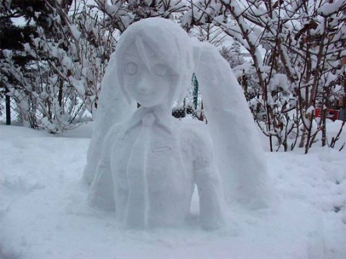 Snow Sculptures In Tokyo (40 pics)