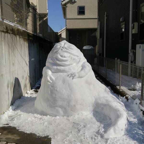 Snow Sculptures In Tokyo (40 pics)