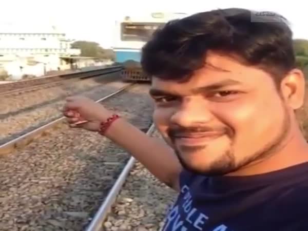 Man is Hit by Train Trying to Capture The Perfect Selfie