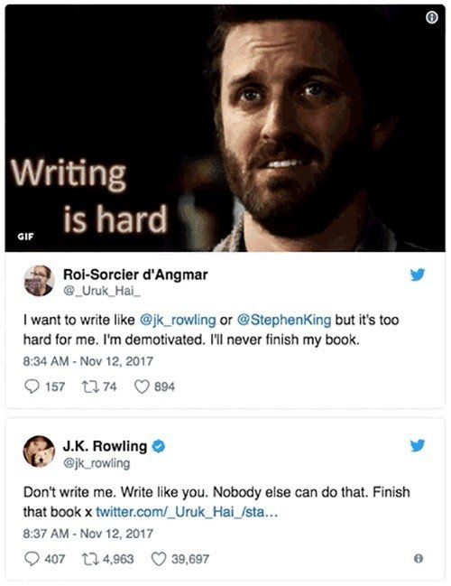 Advice From J.K. Rowling (11 pics)