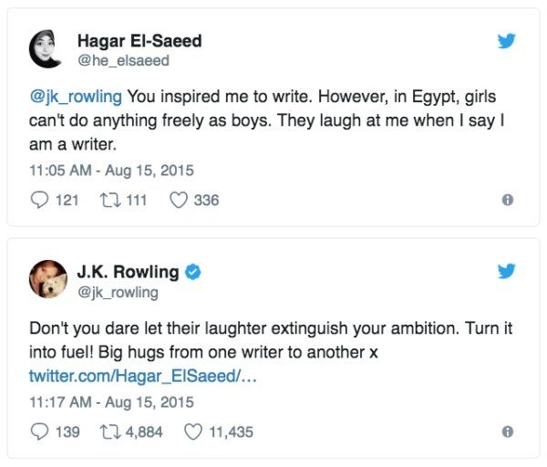 Advice From J.K. Rowling (11 pics)