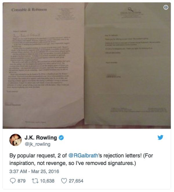 Advice From J.K. Rowling (11 pics)