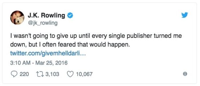 Advice From J.K. Rowling (11 pics)