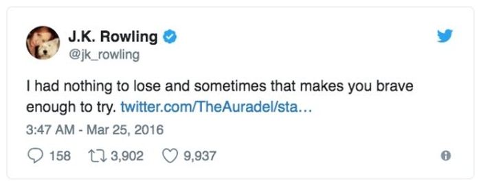 Advice From J.K. Rowling (11 pics)