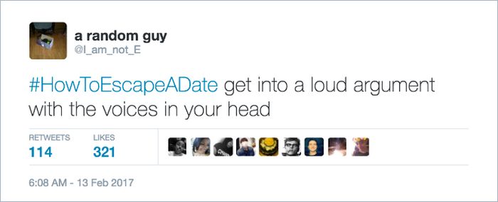 Hilarious Ways To Escape a Bad Date (15 pics)