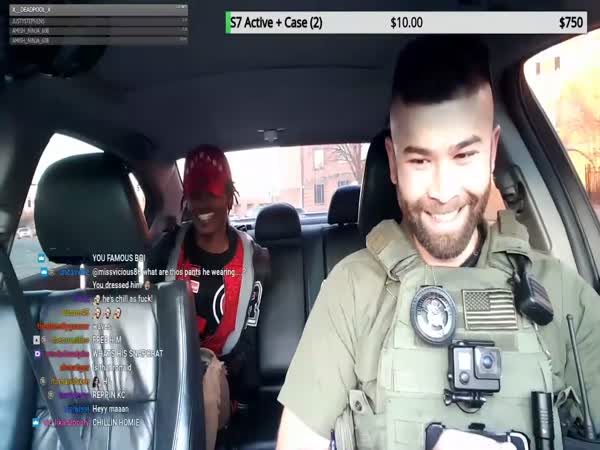 Apprehended Suspect Views Live Stream Twitch Chats