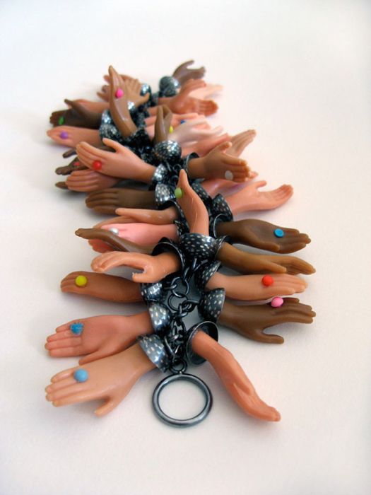 Jewelry Made From Barbie Doll Parts (19 pics)