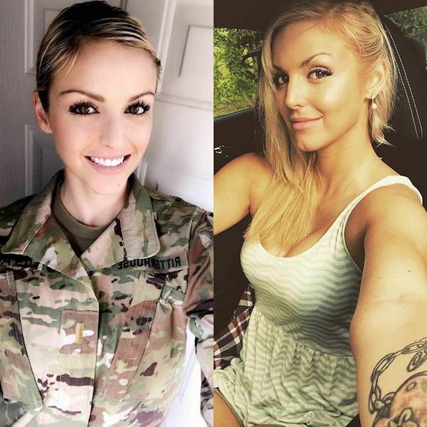 Women In And Out Of Uniform (23 pics)