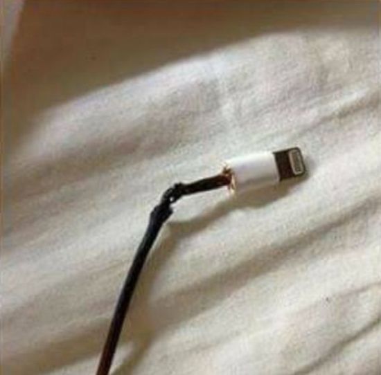 Why You Shouldn’t Charge Your Phone On Your Bed (5 pics)