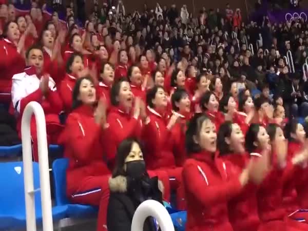 The North Korean Olympic Cheerleaders Have Gone Viral