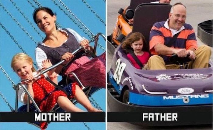 Moms Vs Dads As Parents (20 pics)