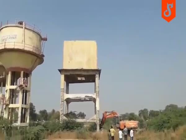 Close Call During Demolition