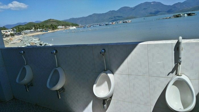 This WC in Vietnam Has A Great View (2 pics)
