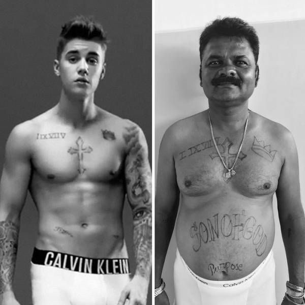 Indian Guy Recreates Celebrity Photos (12 pics)