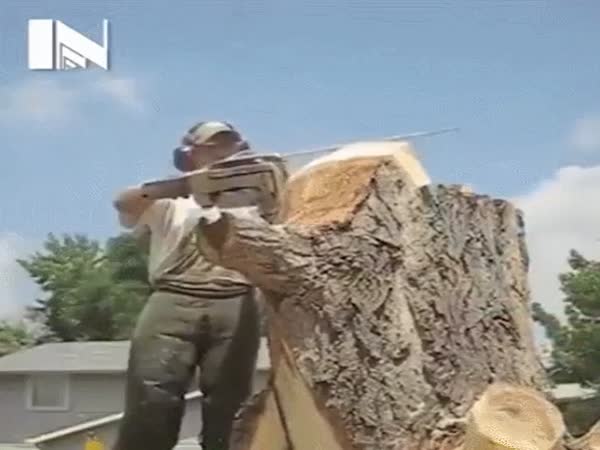Mad Chainsaw Carving Skills