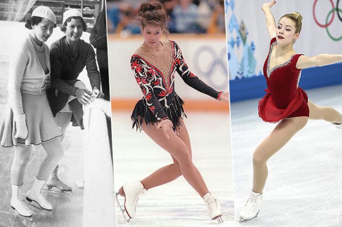 Evolution of Ice Skating Costumes (10 pics)