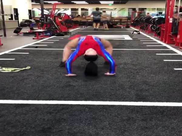 Spider-Girl Shows Off Her Skills