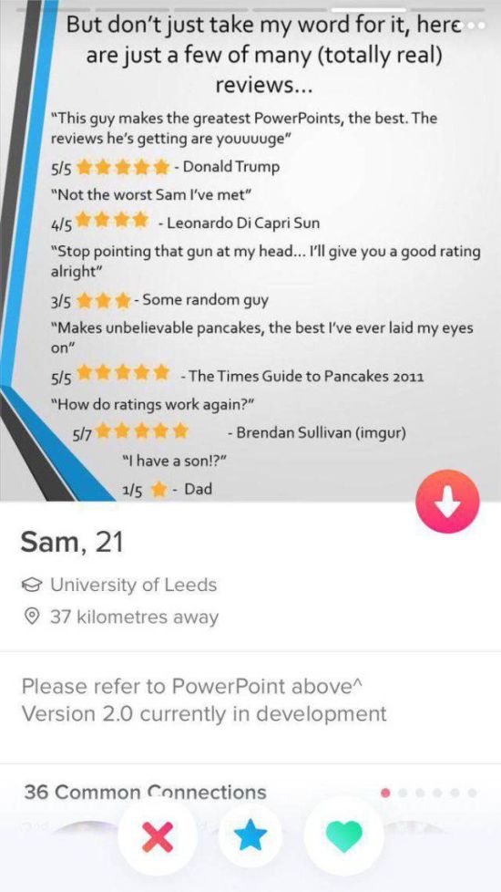 Guy Just Got An A+ For His Efforts On Tinder (8 pics)