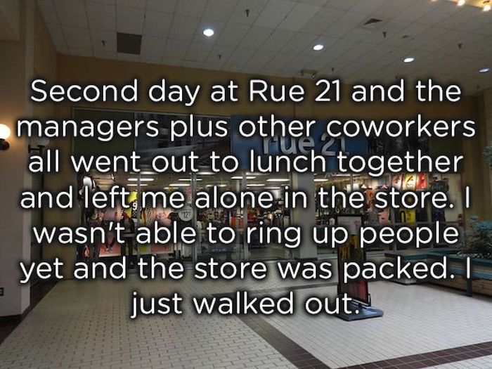 Jobs People Quit After One Day (12 pics)