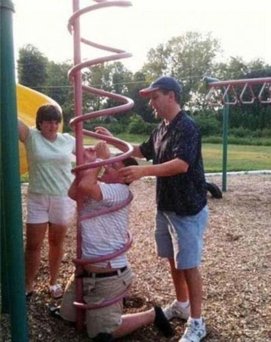 Stuck On Playgrounds (13 pics)