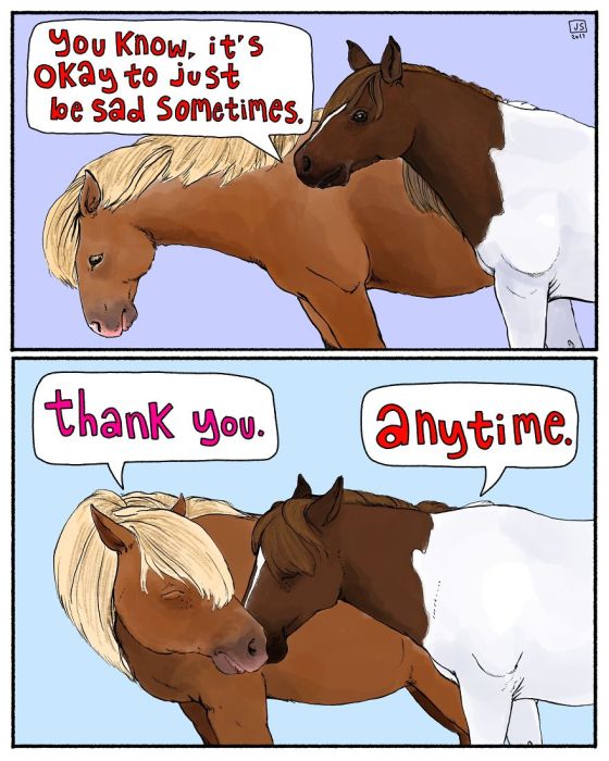 A Girl Makes Animal Comics To Cope With Anxiety (20 pics)