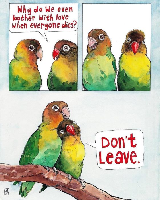 A Girl Makes Animal Comics To Cope With Anxiety (20 pics)