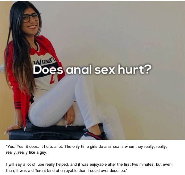 Mia Khalifa Answers Questions About Sex (7 pics)