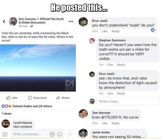 He Was Accepted Into Flat Earth Society Just To Troll Them (4 pics)