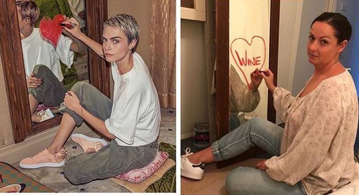 Funny Celebrity Instagram Recreations (20 pics)