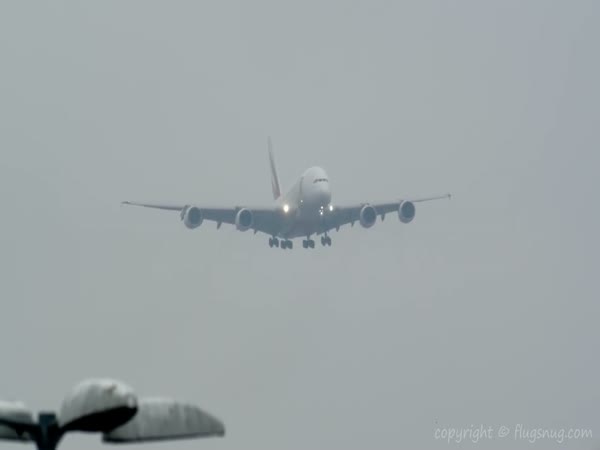 Storm Emma: A380 Crosswind Double Bill