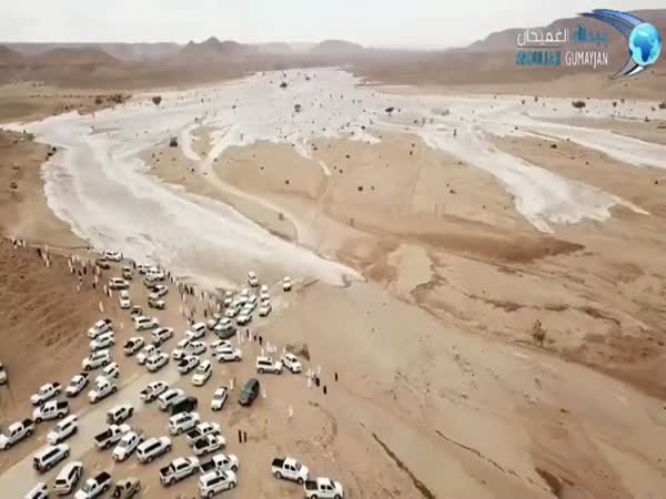 Flash Flood in The Desert Close Call