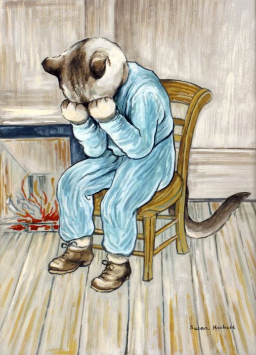 Famous Paintings Recreated With Cats (16 pics)