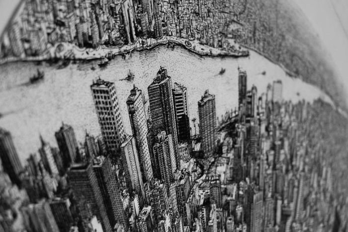 Incredible Drawing Of New York City (10 pics)
