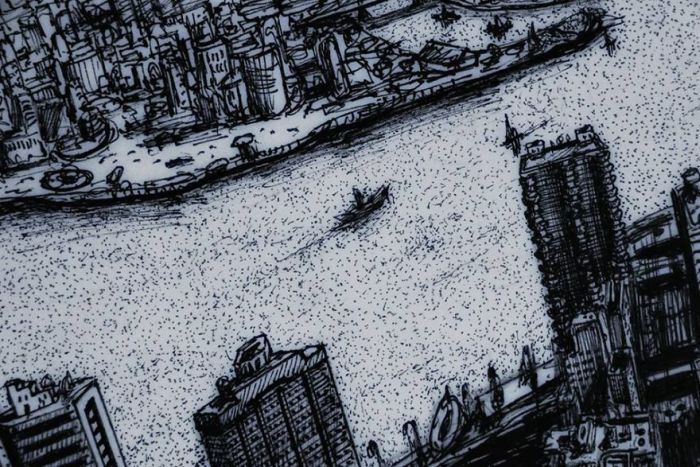 Incredible Drawing Of New York City (10 pics)