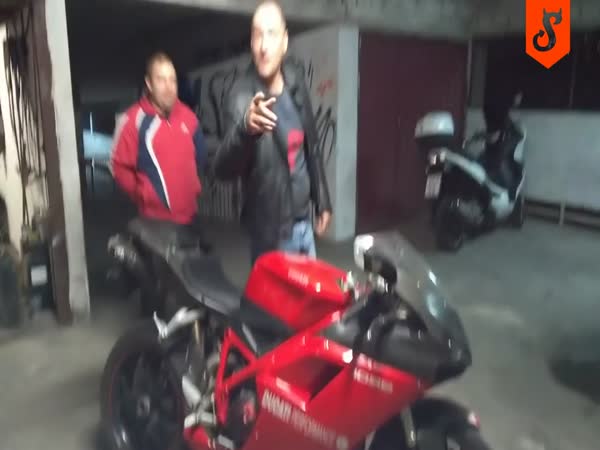 Motorcycle Engine Sound Effect Prank