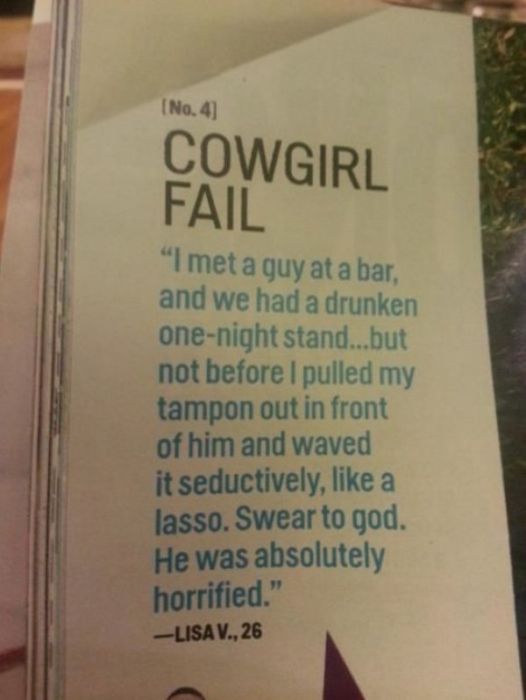 Questionable Things Published in Cosmo (20 pics)