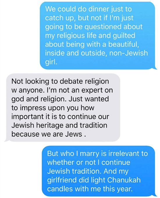 What Happens When Your Religious Aunt Finds Out You’re Dating A Non-Jewish Girl (14 pics)