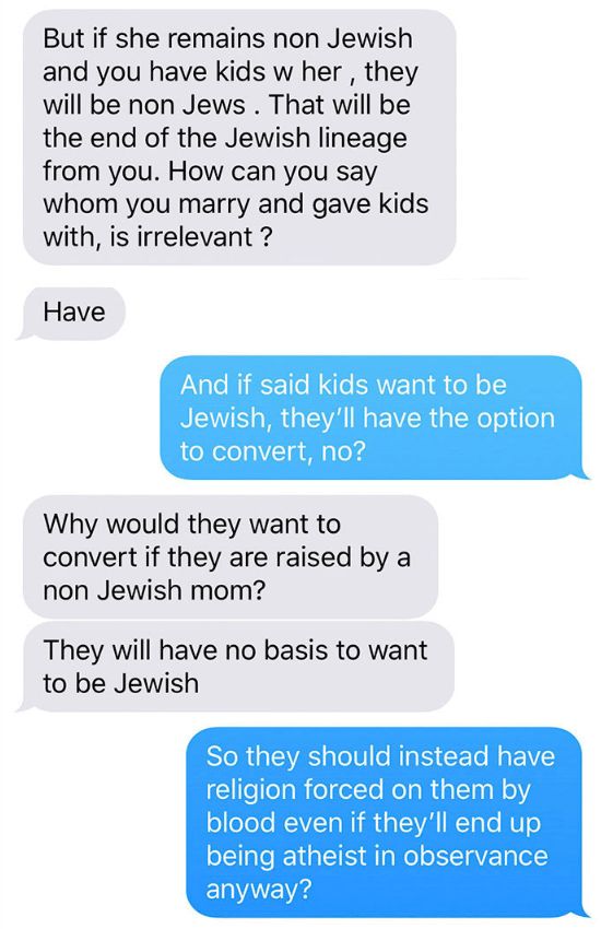 What Happens When Your Religious Aunt Finds Out You’re Dating A Non-Jewish Girl (14 pics)