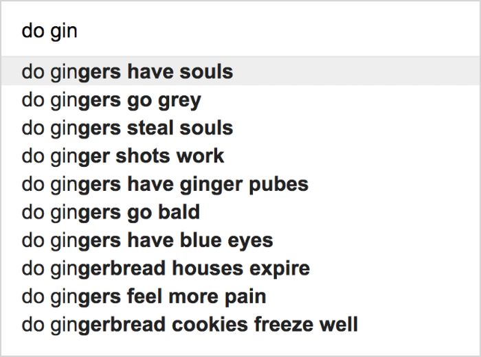 Strange Google Search Suggestions (20 pics)