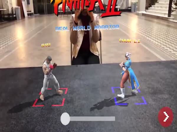 This AR Street Fighter II Lets You Brawl in the Real World