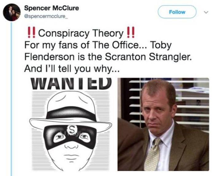 A Conspiracy Theory About Toby From “The Office” (15 pics)