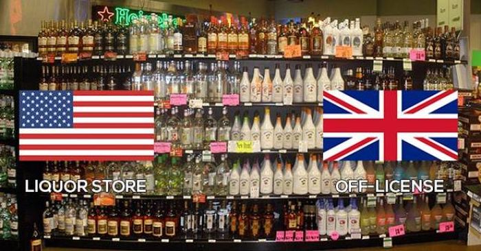 The Difference Between British And American English (20 pics)