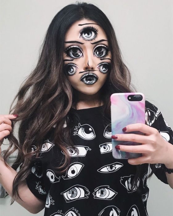 This Woman Creates Optical Illusions With Makeup (27 pics)