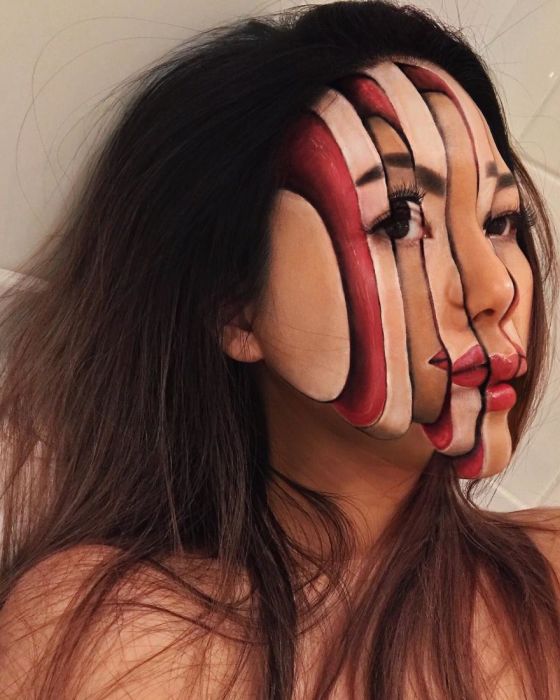 This Woman Creates Optical Illusions With Makeup (27 pics)